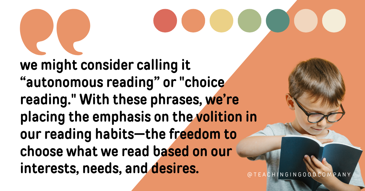  A photograph of a young white boy wearing glasses looking carefully and pointing at the words in his book